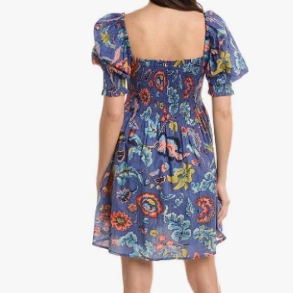 Velvet by Graham & Spencer Women's Ramira Dress, Blue/Orange, Size Small, NWT - Picture 2 of 8